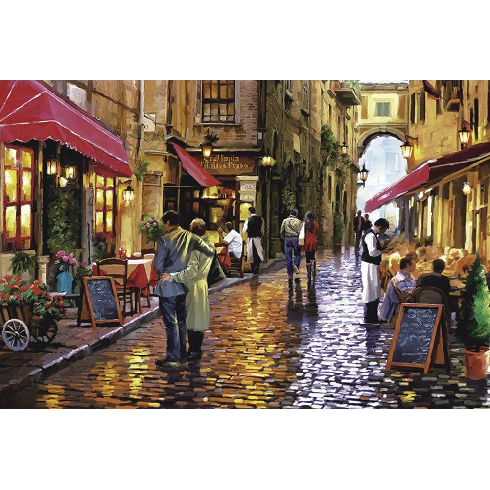 

Jigsaw Puzzles 1000 Pieces for Adult Kids Landscape Romantic Painting Game Puzzles Wooden Assembling Puzzles Educational Toys