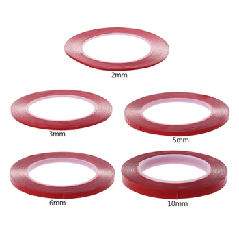 

Double-sided Length 5M Width 2/3/5/6/10MM Strong Clear Transparent Acrylic Foam Adhesive Tapedouble Sided Adhesive Tape