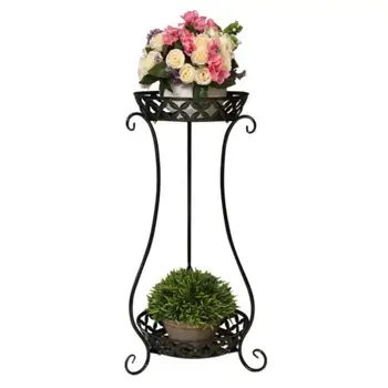 

Iron Art European Flower Rack Multi Storey Living Room Landing Balcony Hanging Orchid Tray Green Lolla Flower Flowers Special Pr