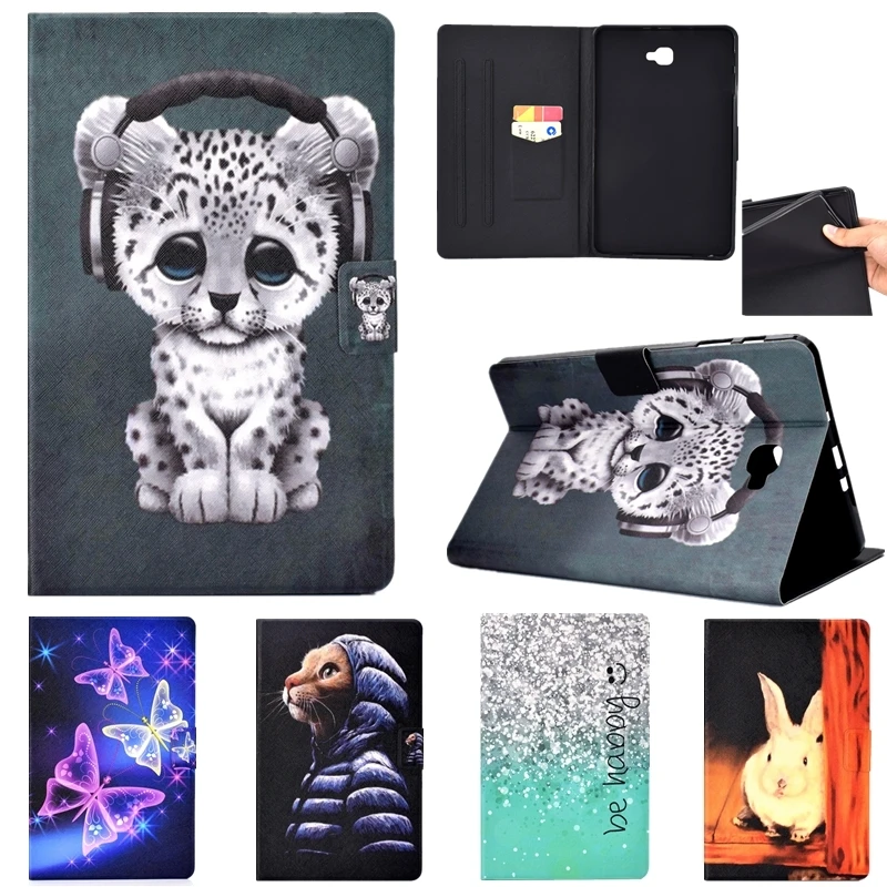 Modo Intelligente Per Samsung Galaxy Tab 10.1 2016 T580 T585 Funda Copertura Per Samsung Tab A6 10.1 Pollici T580N Tablet Del Basamento Coque