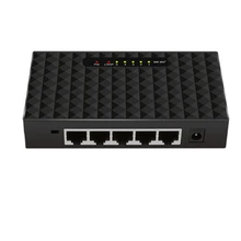 10/100M 5 Порты и разъёмы Ethernet быстродействующий коммутатор Soho сетевой коммутатор gigabit черный