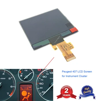 Pantalla LCD para Peugeot 407 407SW 2004-2006 Gasolina LHD (Volante a la Izquierda) Reparación de Píxeles del Panel de Instrumentos del Tablero 1