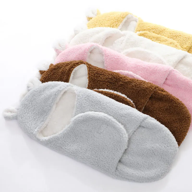 Baby Blanket Newborn Baby Solid Colors Receiving Sleeping Blanket Boy Girl  Baby Swaddle Sleeping Bag For Bedding Blanket Kid