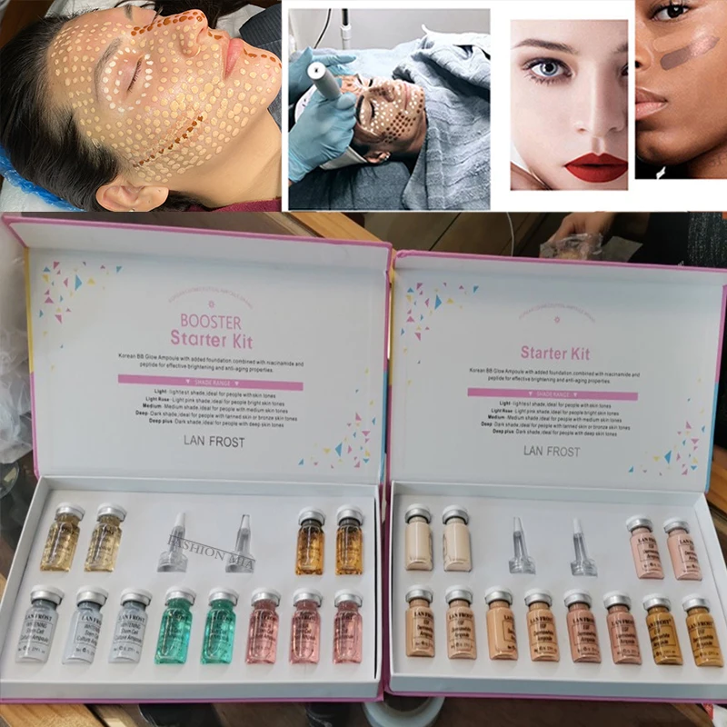 Bb Cream Glowing Professional Cosmetics Permanent Skin Care MTS Treatment Ampoule Serum Foundation Korea Starter Kit Meso |