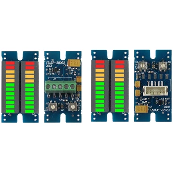 

2X12 Segment LED Music o Spectrum Indicator Stereo Dual Level Indicator VU Meter Volume Level Indicator