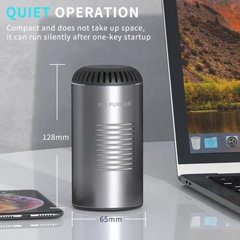 

Car Air Purifier Odor Smoke Remover UVC Ultraviolet Air Fresher for Auto Vehicle Accessories TP899