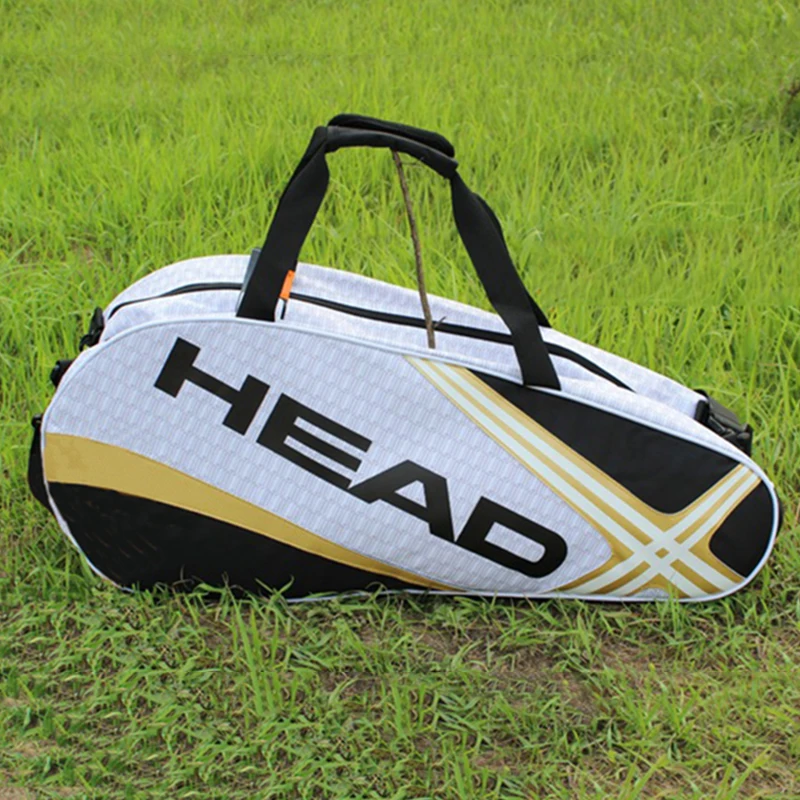 Головной мужской Теннисный мешок для 3-6 теннисных ракеток с обувной сумкой для теннисных тренировок и матча