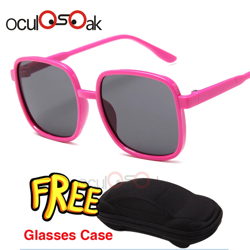 Oculosoak/крутые От 6 до 15 лет, детские солнцезащитные очки, солнцезащитные очки для детей, для мальчиков и девочек, модные очки, покрытие линз, защита с коробкой