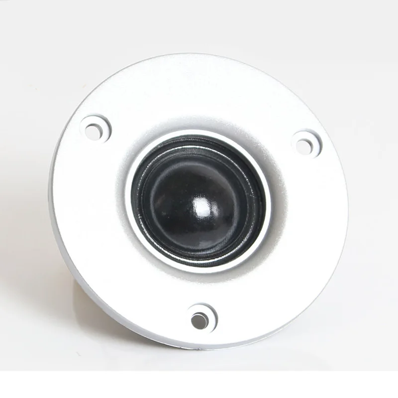3&quot inch 74mm 4Ohm 6Ohm 20W HIFI Silk Film High Pitch Tweeter Audio Car Modification Treble Speaker Stereo Loudspeaker #Silvery |