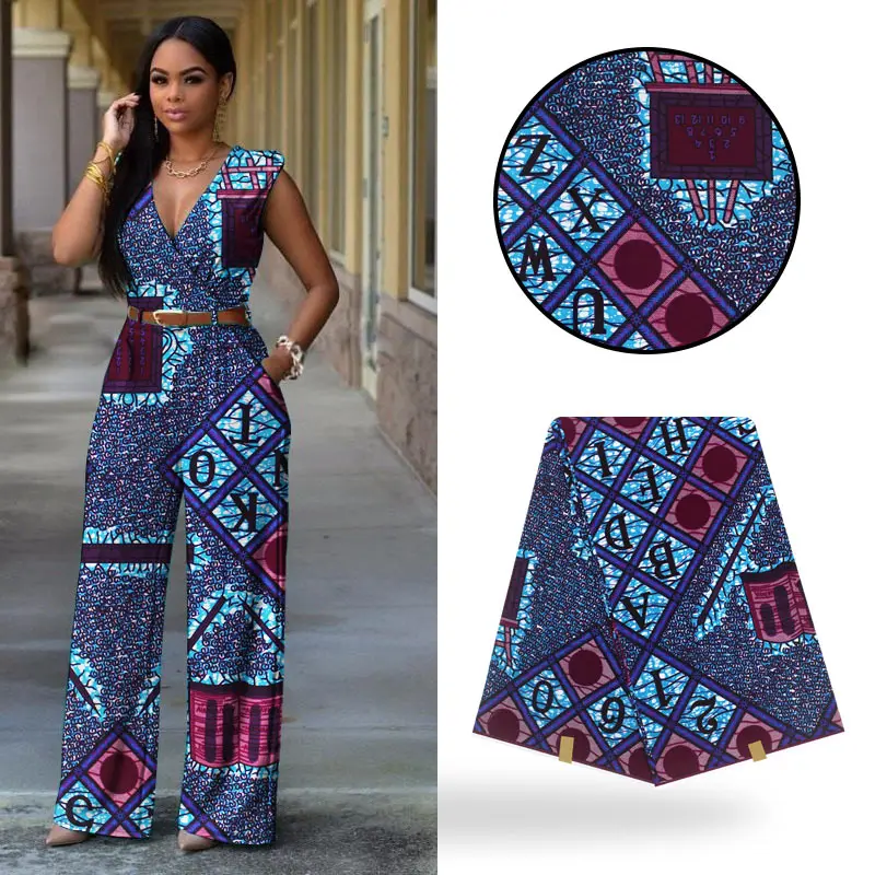 LIULANZHI Ankara wax fabrics Fashion latest nigerian real wax fabric 100%cotton batik fabric for dress 6yards ML9H1820-ML9H1833