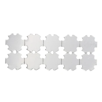 

10pcs 1W High Power Star LED Light Lamp Bulb (White)