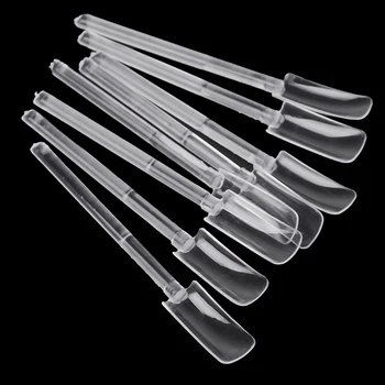 

32pcs=1bag Clear Nail Art Tips Sticks Display Stand Nail Polish Training Tools Nail Art New