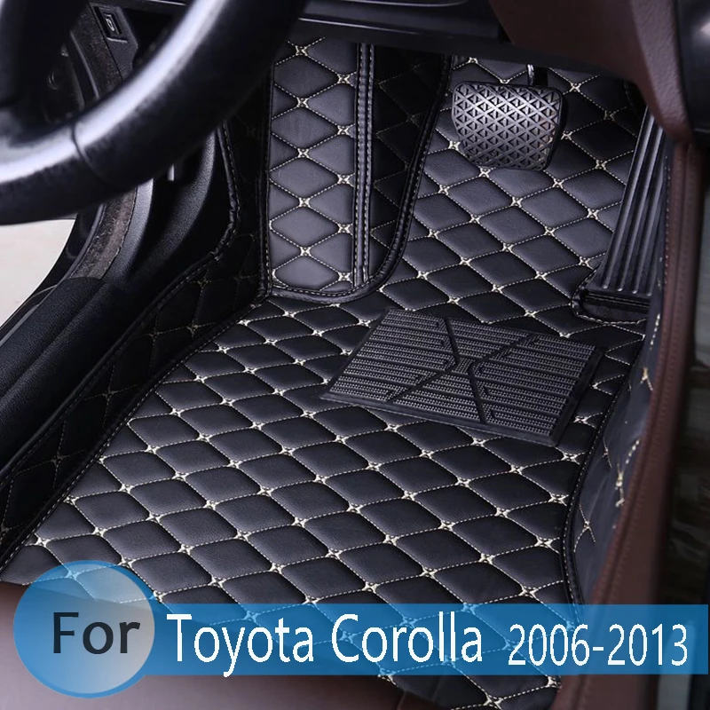 Car Floor Mats For Toyota Corolla X 10th E140 E150 2006-2013