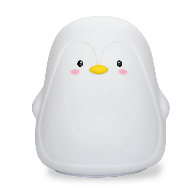 New LED Night Light for Children Baby Kids Bedside Lamp Silicone Press Sensor Control Night Light