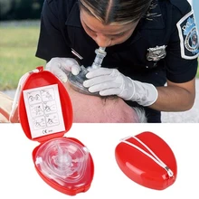 Аварийная маска реаниматор медицинская Первая помощь для CPR спасательный клапан искусственное дыхание на открытом воздухе односторонний