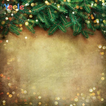 

Christmas Tree Polka Dots Shiny Light Bokeh Brown Backdrop Newborn Baby Party Photography Background Vinyl For Photo Studio