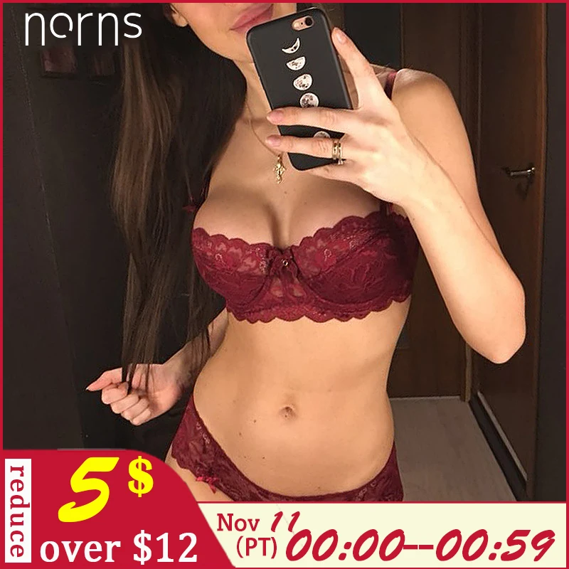 Ropa-interior-sexy-de-mujer-de-Norns-conjunto-de-lencer-a-de-encaje-conjunto-Sujetador-push