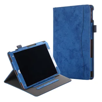 

OMESHIN For iPad 10.2/ Air3 / Pro 10.5 W/sleep Pattern Leather Stand Wallet Case Cover Desktop Stand Protection Case