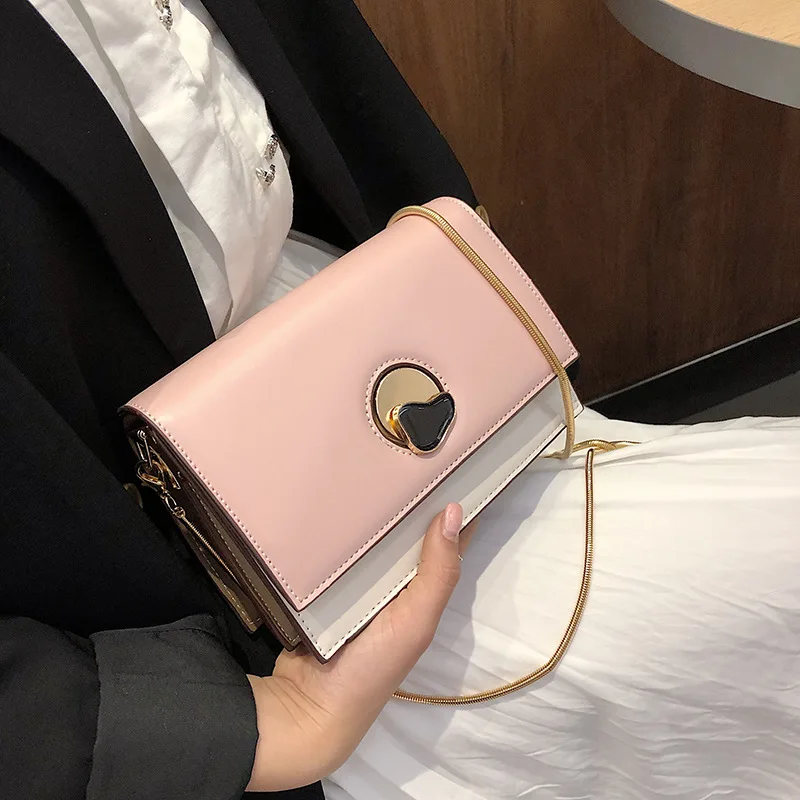 

gas chain small square bag summer fashion women's bag single shoulder bag Korean version lap temperament oblique satchel bag