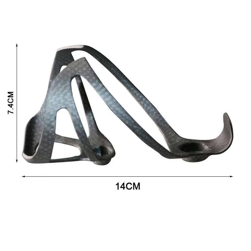 Bicycle Water Bottle Cage Bicycle Bottle Holder Full 3K Carbon Fiber Super Light Road/Mountain Bike Cycling Water Bottles Cage 18g
