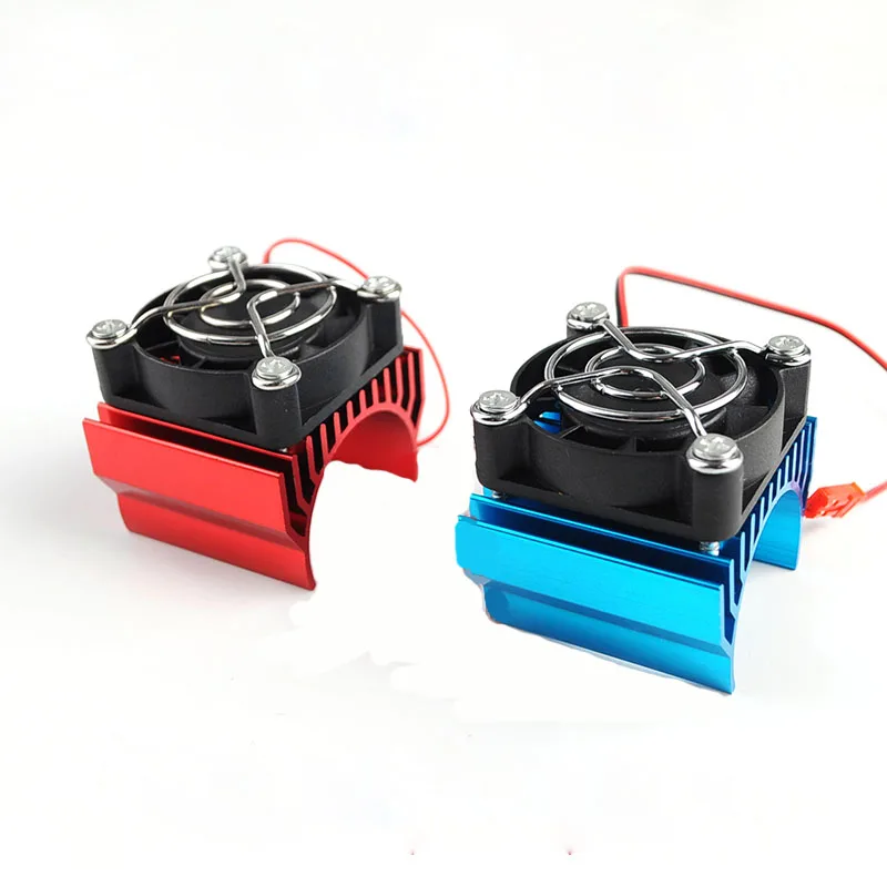 Detectorcatty Durable Brushless Heatsink Radiator and Fan Cooling Aluminum 550 540 3650 Size Sink Cover Electric Engine for RC HSP Model 