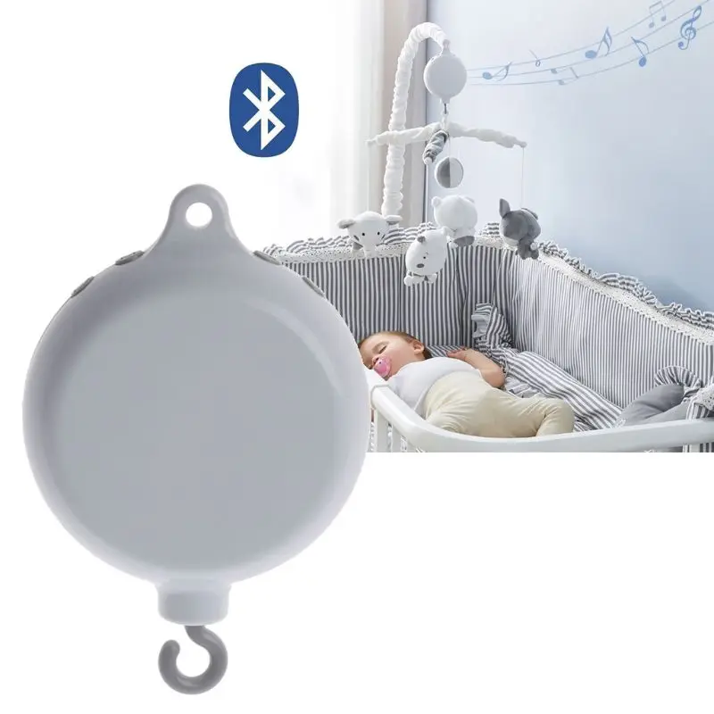 Поворотный Детский мобиль для кроватки музыкальная шкатулка 35 песен USB Bluetooth
