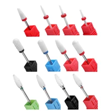 Ceramic Nail Drill Bit Electric Nail Grinding Machine Bits Manicure Art Tools Grinding Head Manicure Pedicure Tool