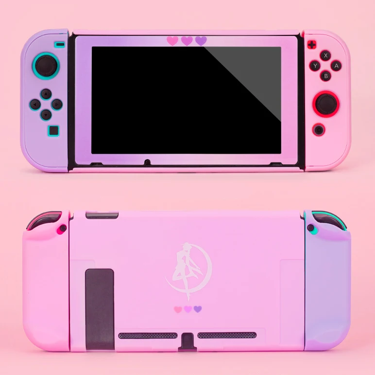 NS Switch Joy Con Protective Cover Case Colorful Cute PC Hard Cover Back Shell For Nintendo