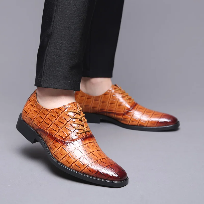 38-48 мужские строгие туфли деловые удобные стильные нарядные туфли для мужчин#708