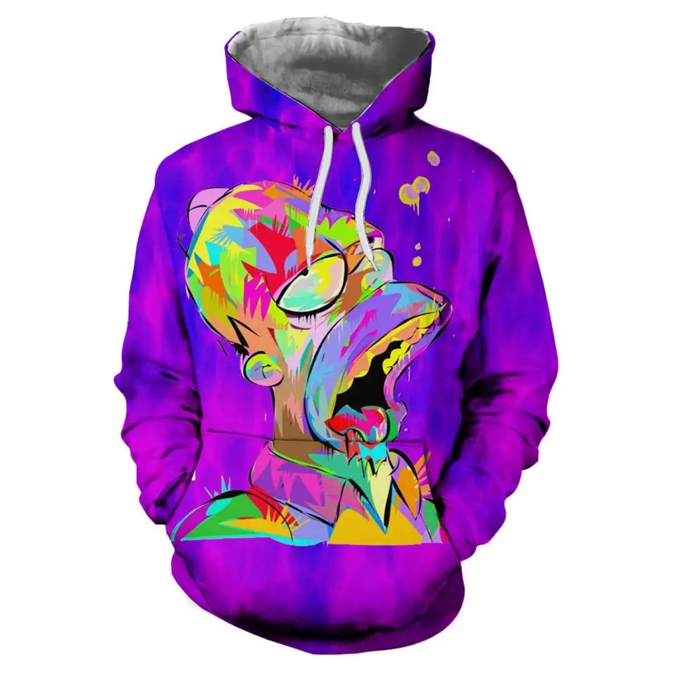 

3D print Cartoon New Fashion Harajuku Funny Sweatshirts Men Casual Spring Cool Tracksuit Top Quality Pullover Streetwear