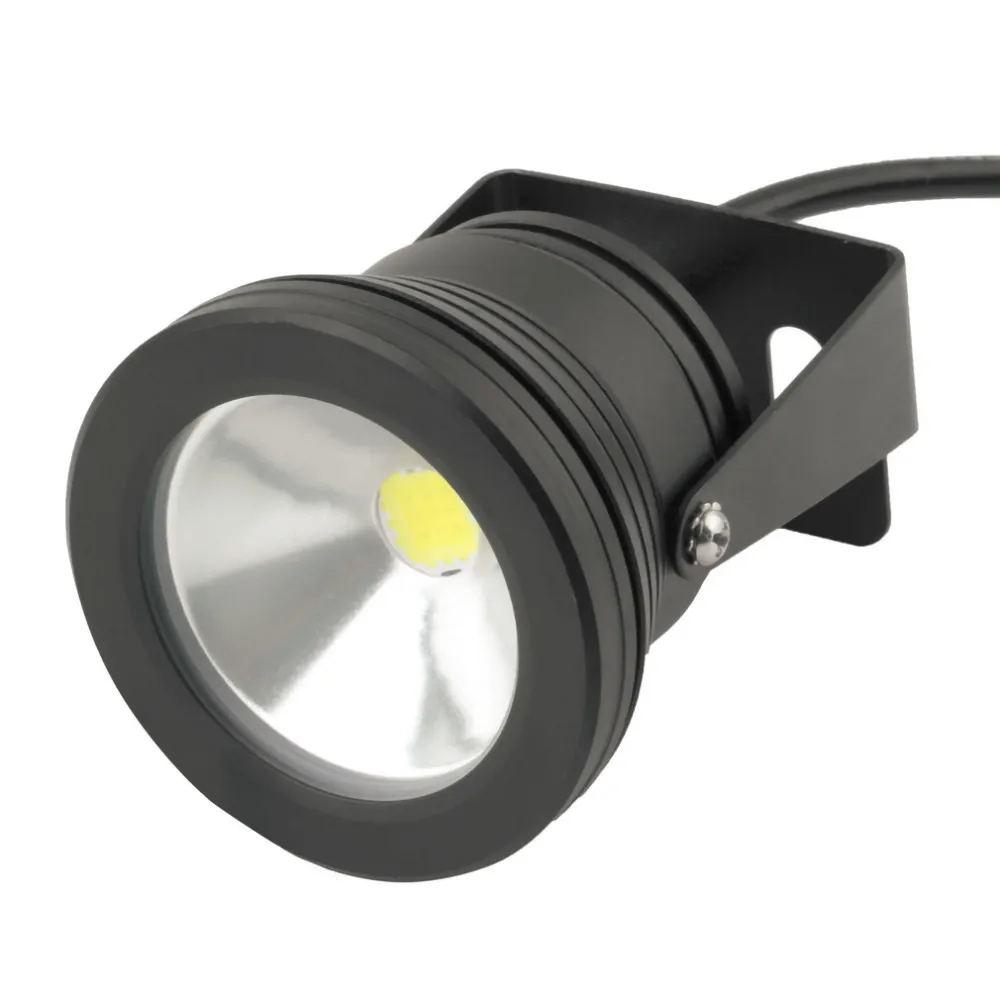 New 10W 12V Waterproof LED Flood Light Underwater Fountain Light Wash Pond Fish Tank Aquarium Light Spot Lamp Outdoor Lighting