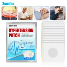 

10/30/80Pcs Hypertension Treatment Patch Reduce Control High Blood Pressure Level Medical Plaster Clean Blood Vessel Health Care
