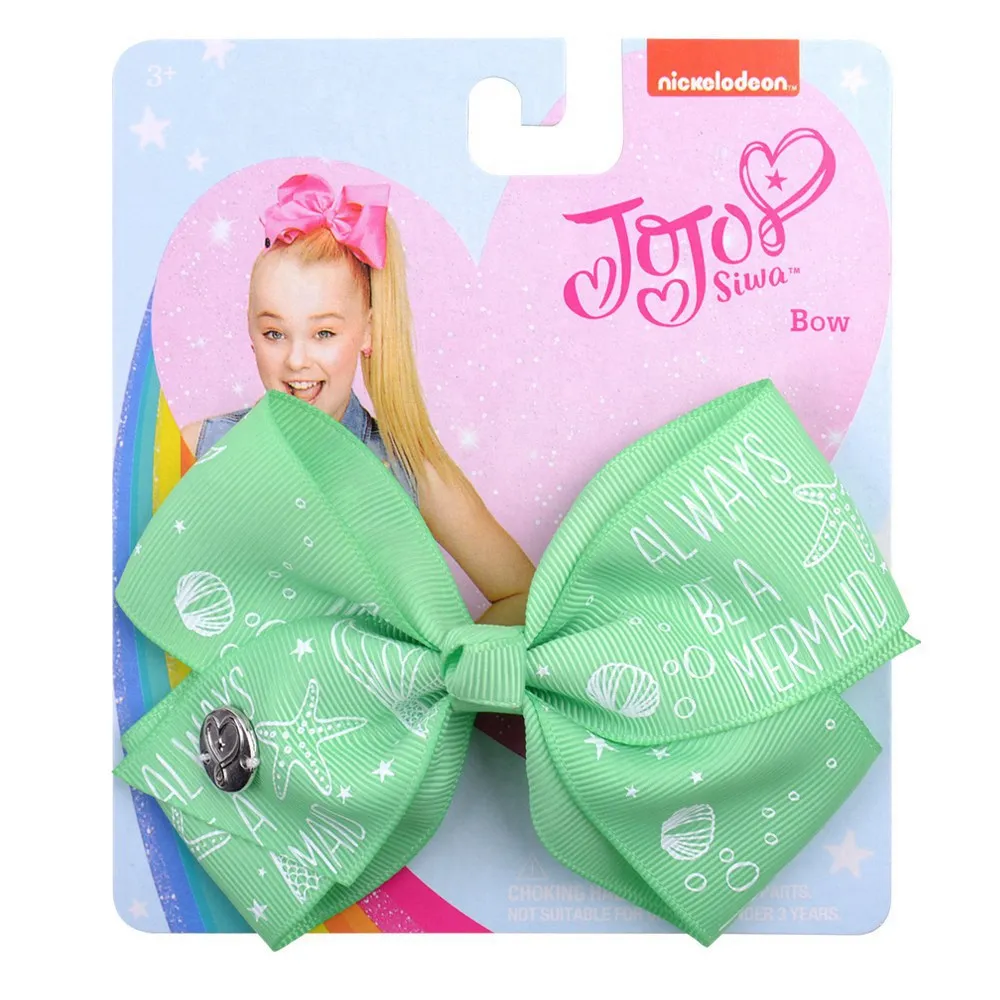 10-3 4,5 дюймов JoJo Луки Jojo Siwa Радуга Печатный узел лента бант для девочек ручной работы Изысканная заколка для волос Детские аксессуары для волос - Цвет: 10-3