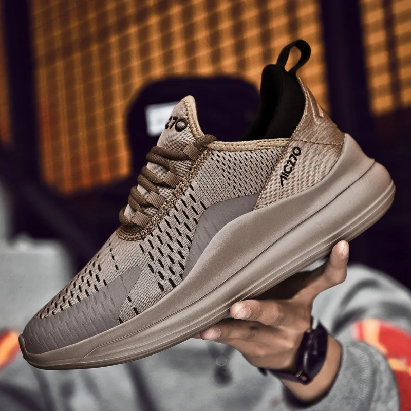 

2019 Spring MEN'S SHOES Lightweight Running Shoes Anti-slip Wear-Resistant Athletic Shoes Men Air Cushion Running Shoes Large Si