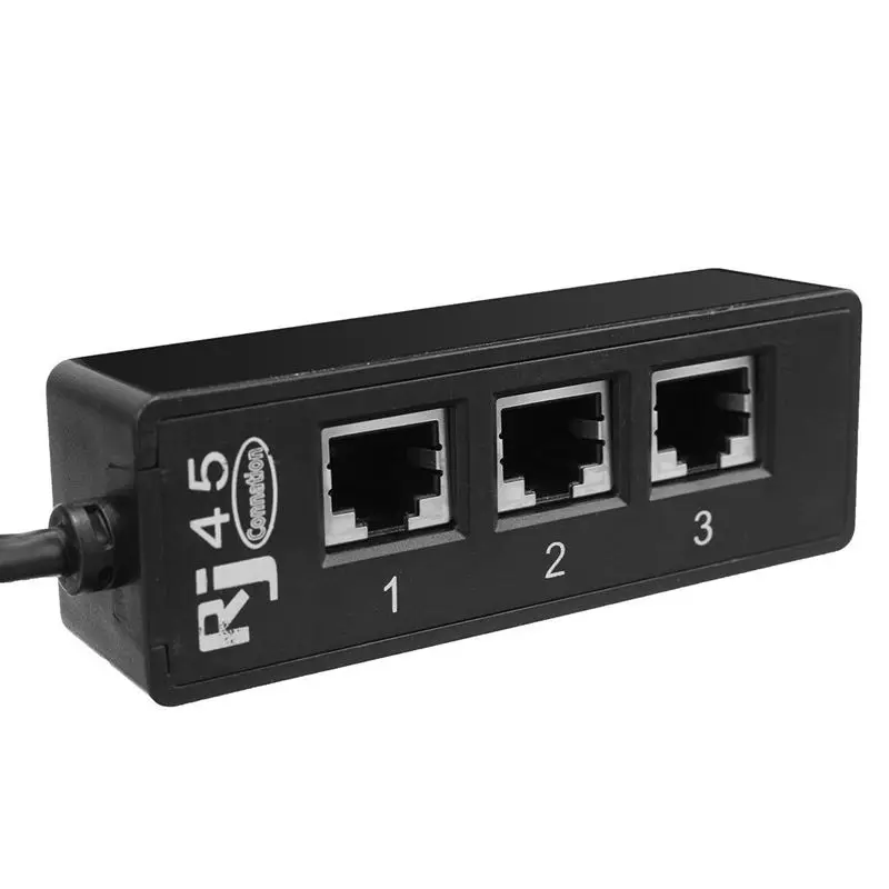 HOT-RJ45 штекер до 3 RJ45 женский порт Сетевой удлинитель Кабель Сплиттер LAN Ethernet