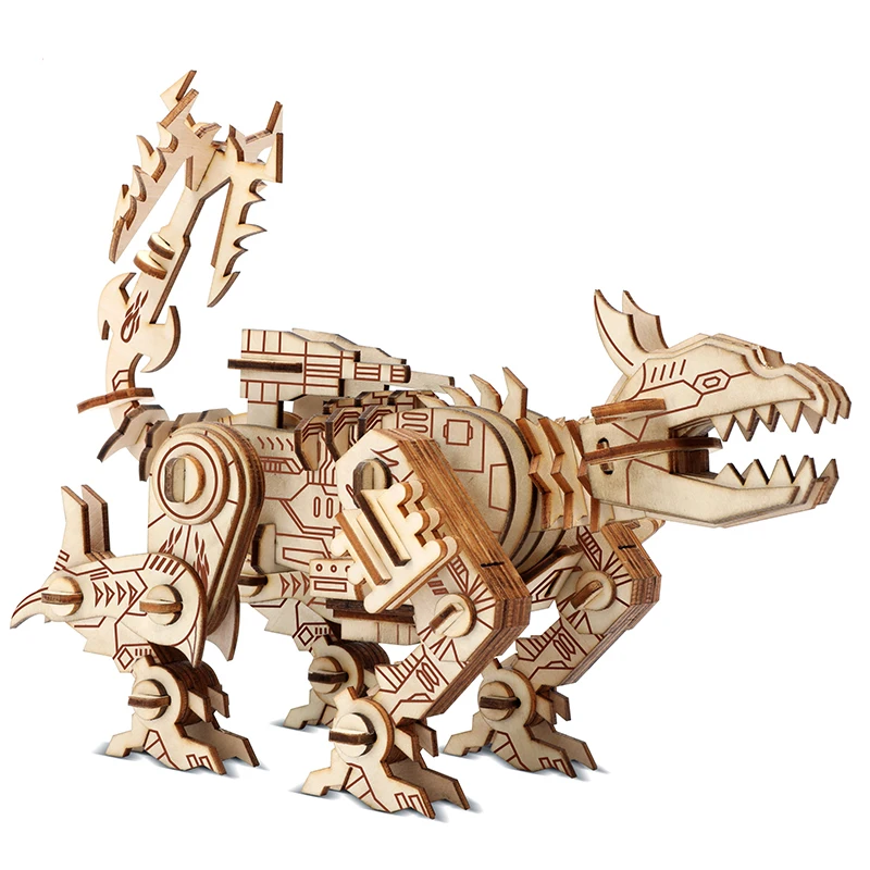 

Wooden Toys 3D Wooden Puzzle Games Ravage Robot Puzzles children puzzle model building Adult Christmas Gift Adult Christmas Gif