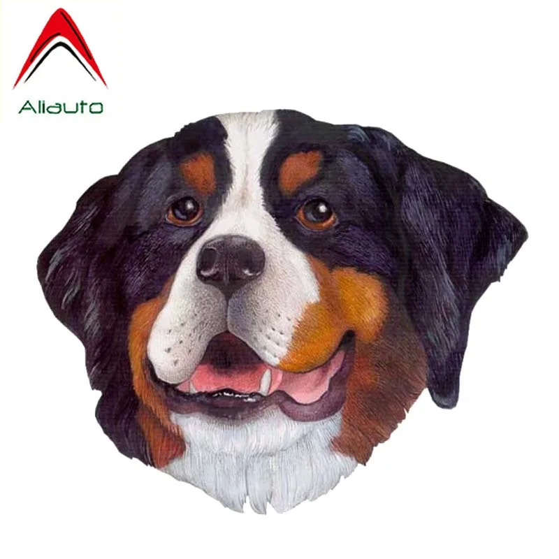 Aliauto Divertente Autoadesivo Dell'Automobile Di Personalità 3D Testa Di Cane Accessori In Pvc Decal Per Polo Gplf Audi Bmw Smar Toyota ,14 Centimetr
