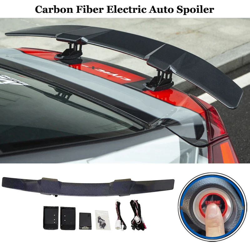 NEW Electric Automatically Universal Rear Trunk Tail Boot Lid Car Spoiler  wing For Hyundai Lafesta Carbon Fiber - AliExpress