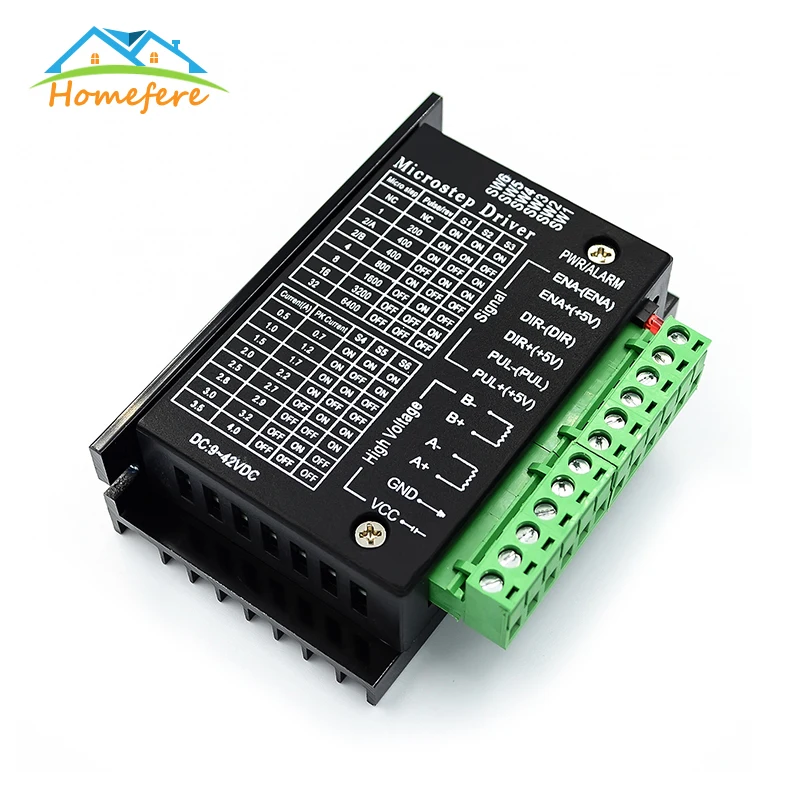 Драйвер шагового двигателя TB6600 Nema 17 23 34 42/57/864A 5A 1 ось шаговый двигатель