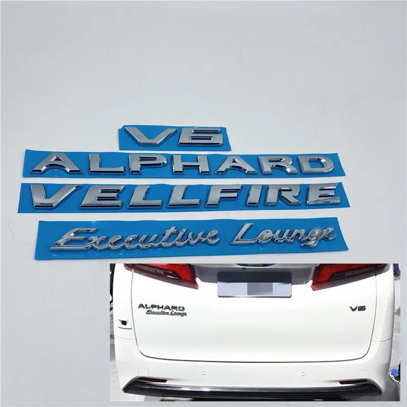 Наклейка с логотипом на заднюю багажник для Toyota ALPHARD VELLFIRE deluxe V6|Наклейки