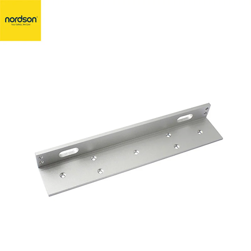 Nordson алюминиевый l-кронштейн для электрического магнитного дверного замка, система контроля доступа, аксессуары для всех видов дверей - Цвет: LB-180