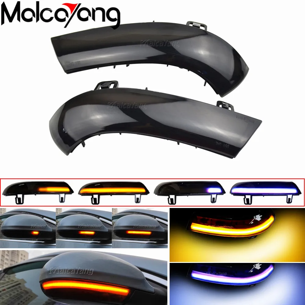 Dynamic Turn Signal LED Rearview Mirror Indicator Blinker Repeater Light For Volkswagen VW GOLF 5 Jetta MK5 Passat B5.5 B6 EOS | Автомобили