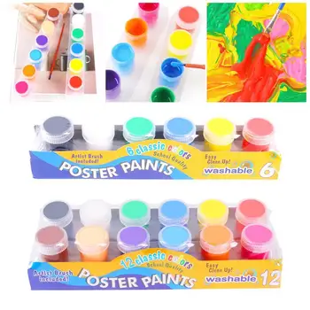 

Children Educational Painting Drawing Toys Finger Painting Multi-colors Tool For Kids 6pcs/set Gift Optional Birthday M9S1