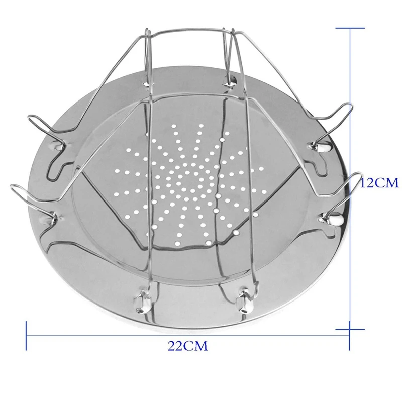 1 шт., простая портативная стойка для тостов из нержавеющей стали, Открытый походный тостер, складной портативный гриль, универсальная плита, гриль