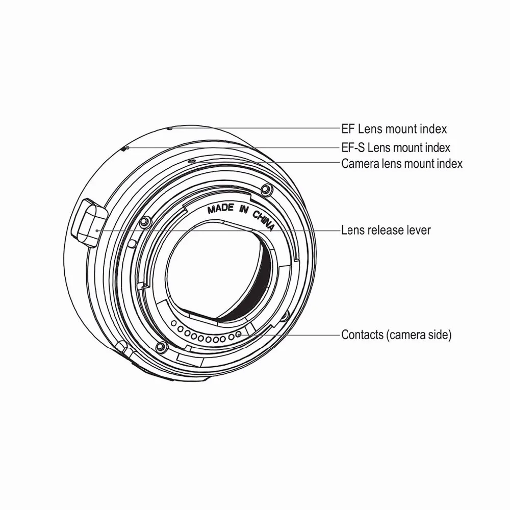 Viltrox Автофокус EF-EOS м крепление объектива Кольцо адаптер для Canon EF EF-S объектив для Canon EOS беззеркальная камера