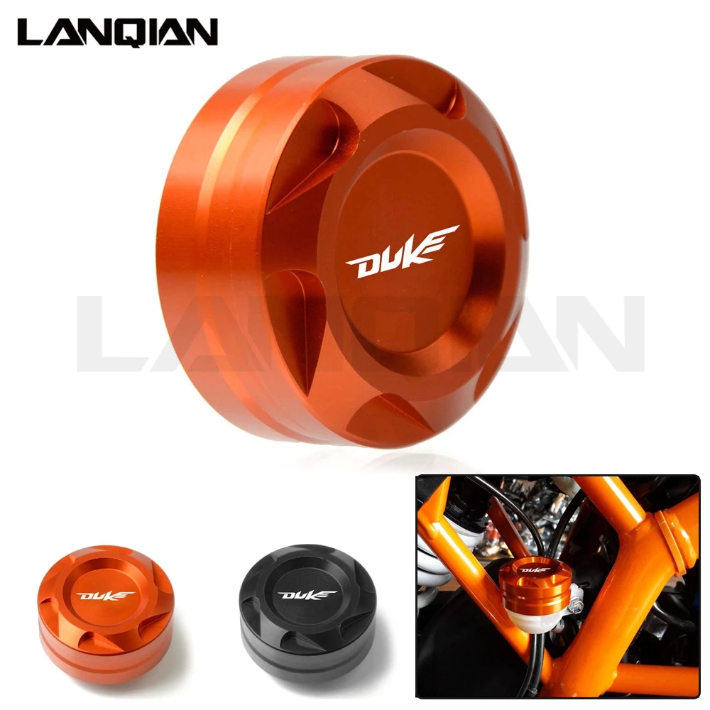 

2019 Hight quality CNC Motorcycle Accessories Rear Brake Fluid Reservoir Cover Cap For KTM DUKE 125 duke 200 Duke 390 ALLYears