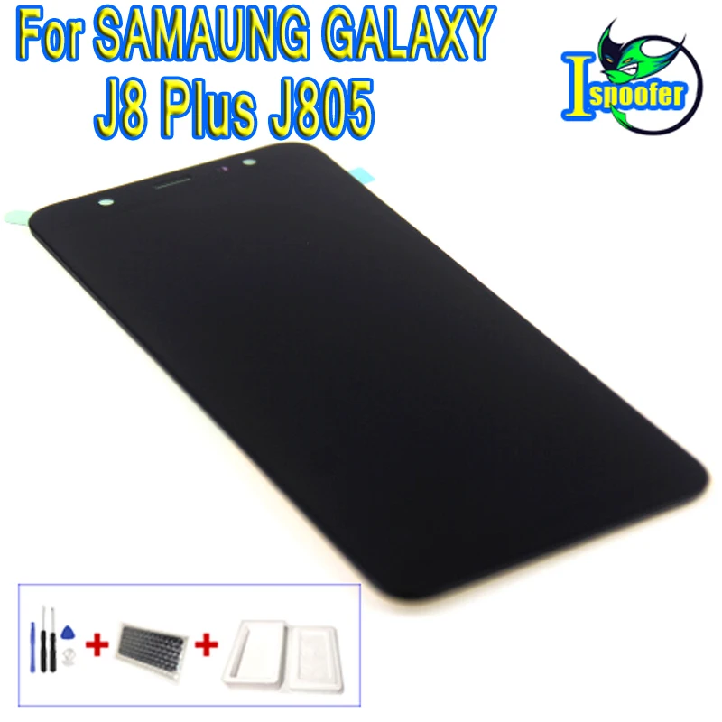 

For samsung galaxy plus J8 2018 J805 LCD DISPLAY + Touch Screen Digitizer Assembly + LCD FOR Samsung J805 lcd + tools