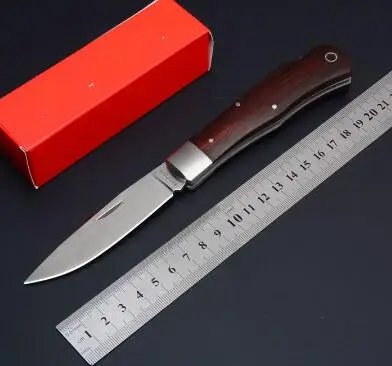 Ико качество 3180 Вт складной нож 8CR15MOV лезвие деревянная ручка карман Открытый