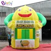 Customized 3.8x4.5mH Inflatable Lemonade Booth Kiosk / 12.5x15 Feet Lemon Stand Balloon For Events Promotion Advertising 2