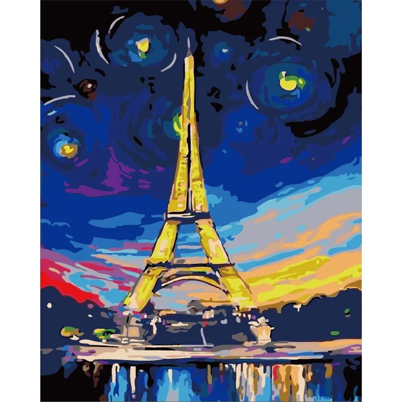 

Cross Border Fat Digital Oil Painting Wholesale Frameless DIY Scenery 4050 Amazon Shopify Manufacturers Direct Selling